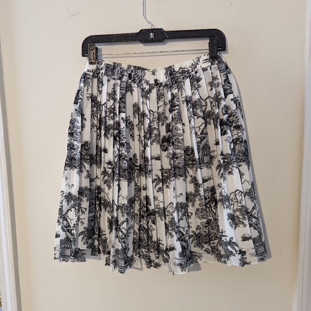 Floral Vintage Print Skirt Banana Republic